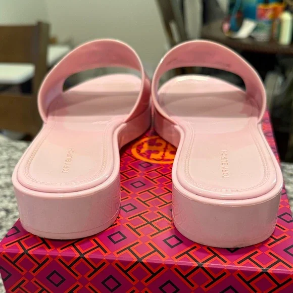 Tory Burch Eleanor Slides in “Petunia” - Picture 7 of 8